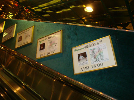 Top of the escalator
